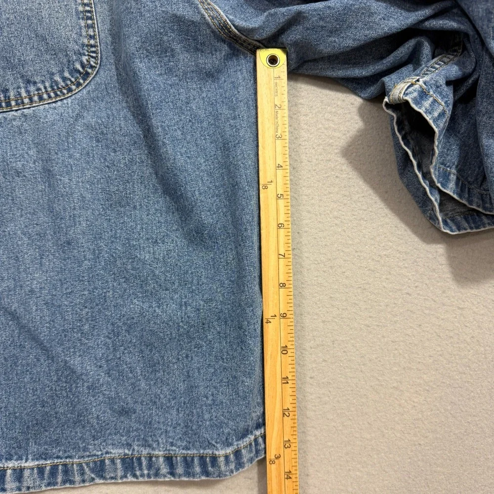 Vintage Tommy Hilfiger Carpenter Shorts Men 36 Blue 13